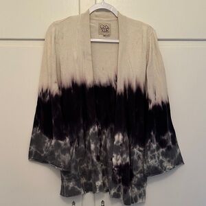 EUC Chaser Tie Dye Cardigan Sweater Long